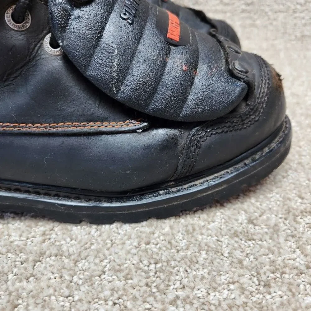 Harley Davidson Super Guard Steel Toe Boots Mens Size 8.5 Durable Waterproof